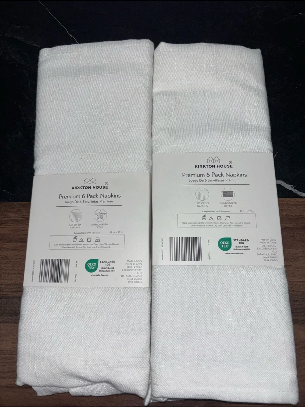 Kirkton House napkins holiday
